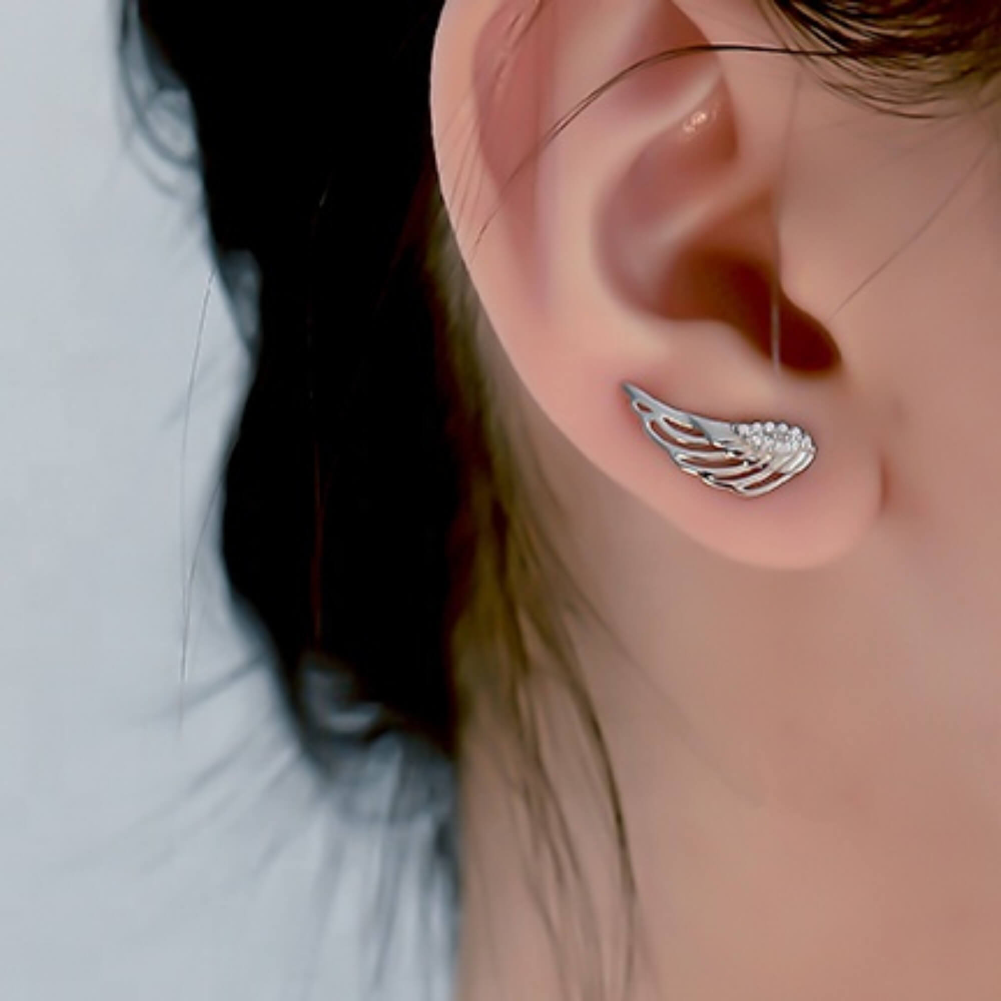oorbellen met engelenvleugels | sieraden | engelen | zilver
